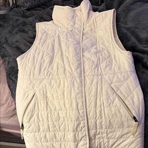 The North Face Women's Off-White Quilted Vest